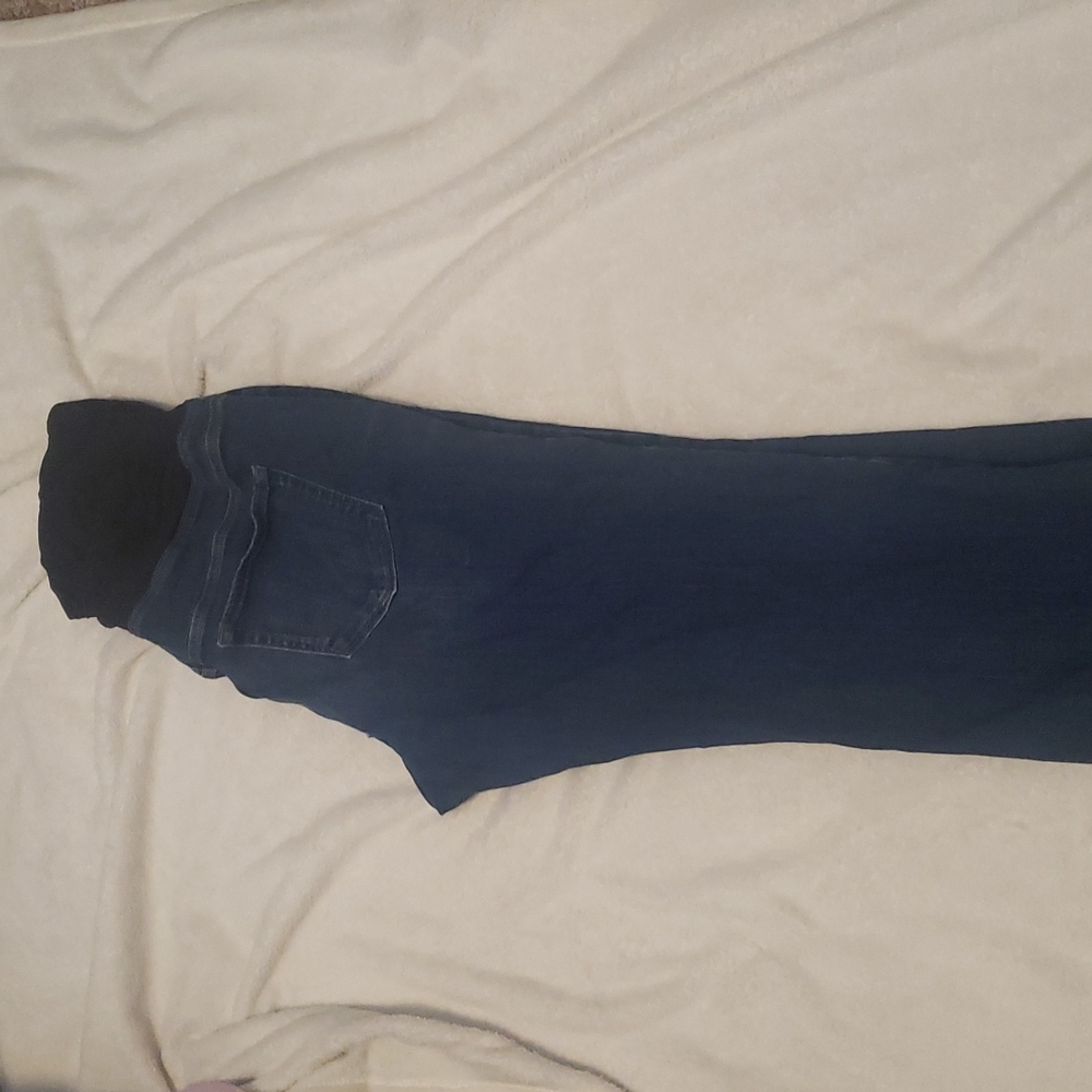 Isabel Maternity Jeans, 18, Dark Blue Wash